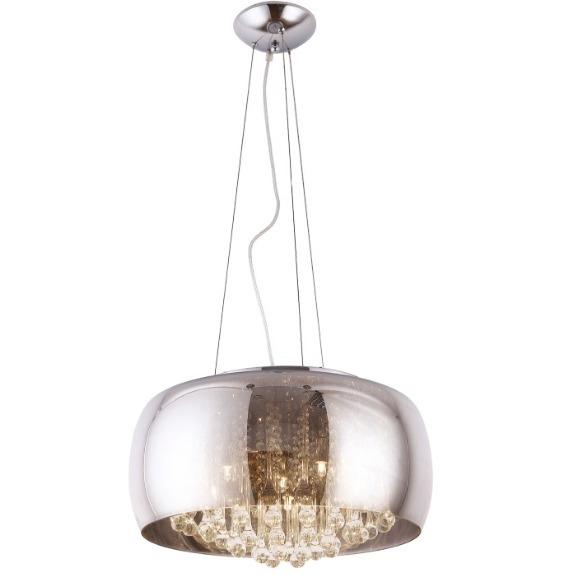 LAMPA WISZĄCA RADIANCY nowoczesna z kloszem ze szkła lustrzanego duża