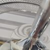 PATERA klasyczna dwupoziomowa metalowa w srebrnym kolorze, premium