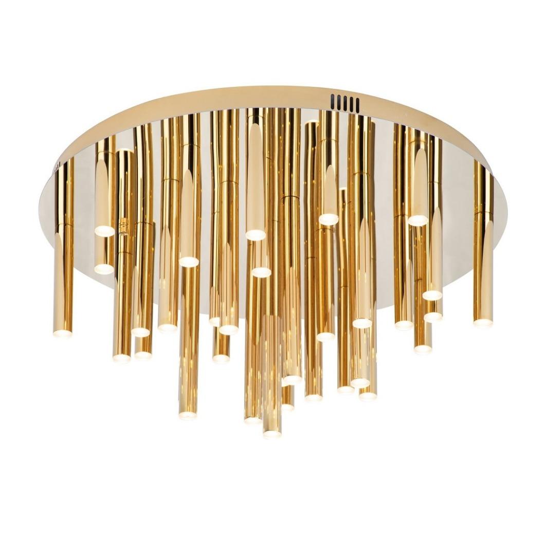 PLAFON NOVI metalowy złoty glamour duży