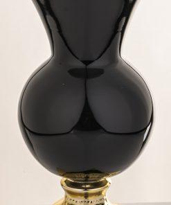 WAZON szklany czarno-złoty styl nowojorski, piękny