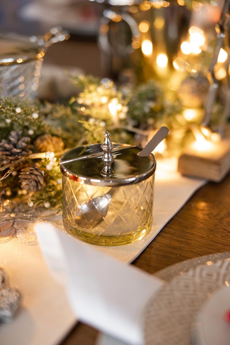 CUKIERNICA z łyżeczką srebrna3 CUKIERNICA z łyżeczką srebrna wyjątkowa