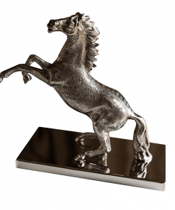 FIGURKA konia srebrna z niklu