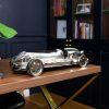 FIGURKA samochodu srebrna z niklu wyjątkowa