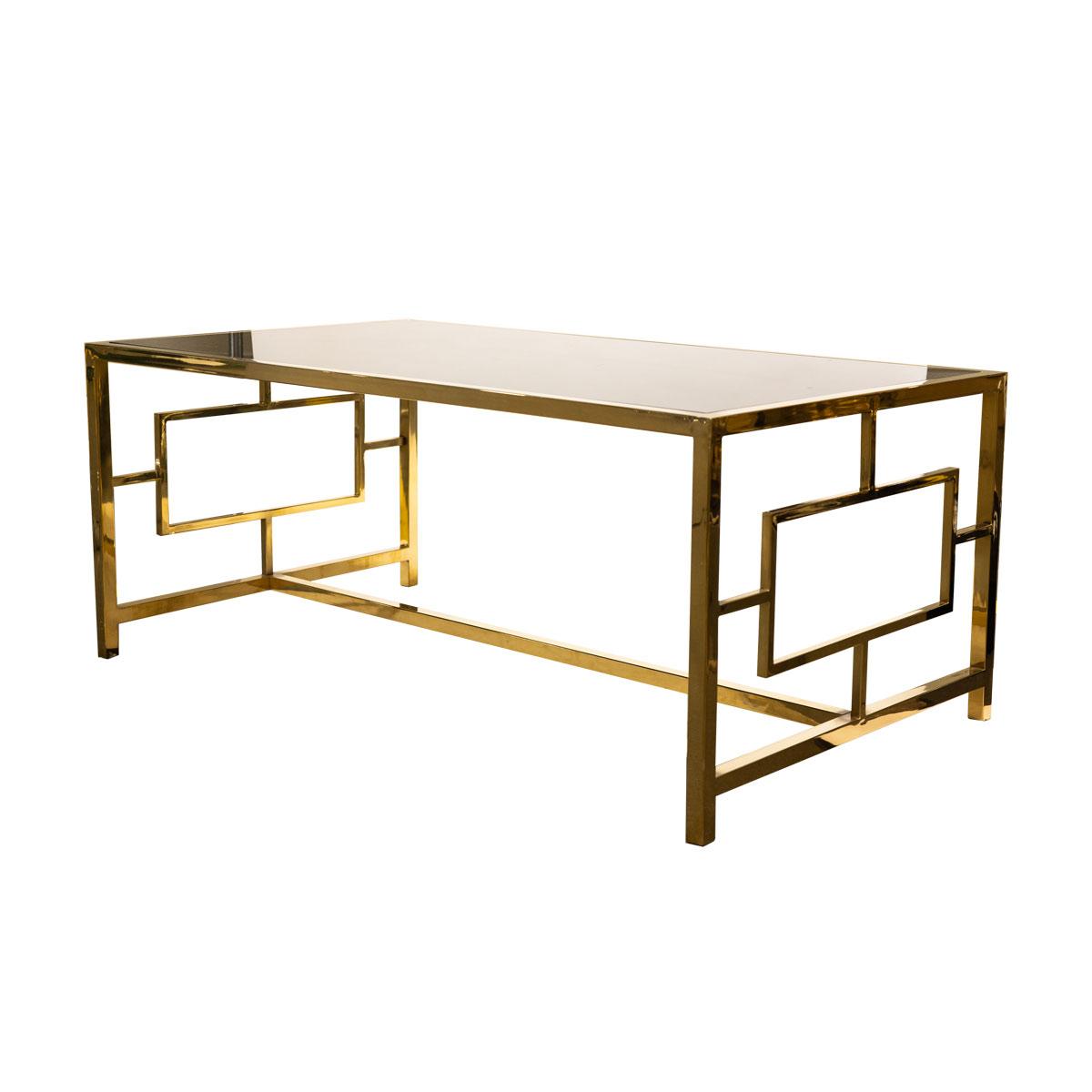 ŁAWA KAWOWA ze stali nierdzewnej czarno-złota styl glamour2 ŁAWA KAWOWA ze stali nierdzewnej czarno-złota styl glamour piękna