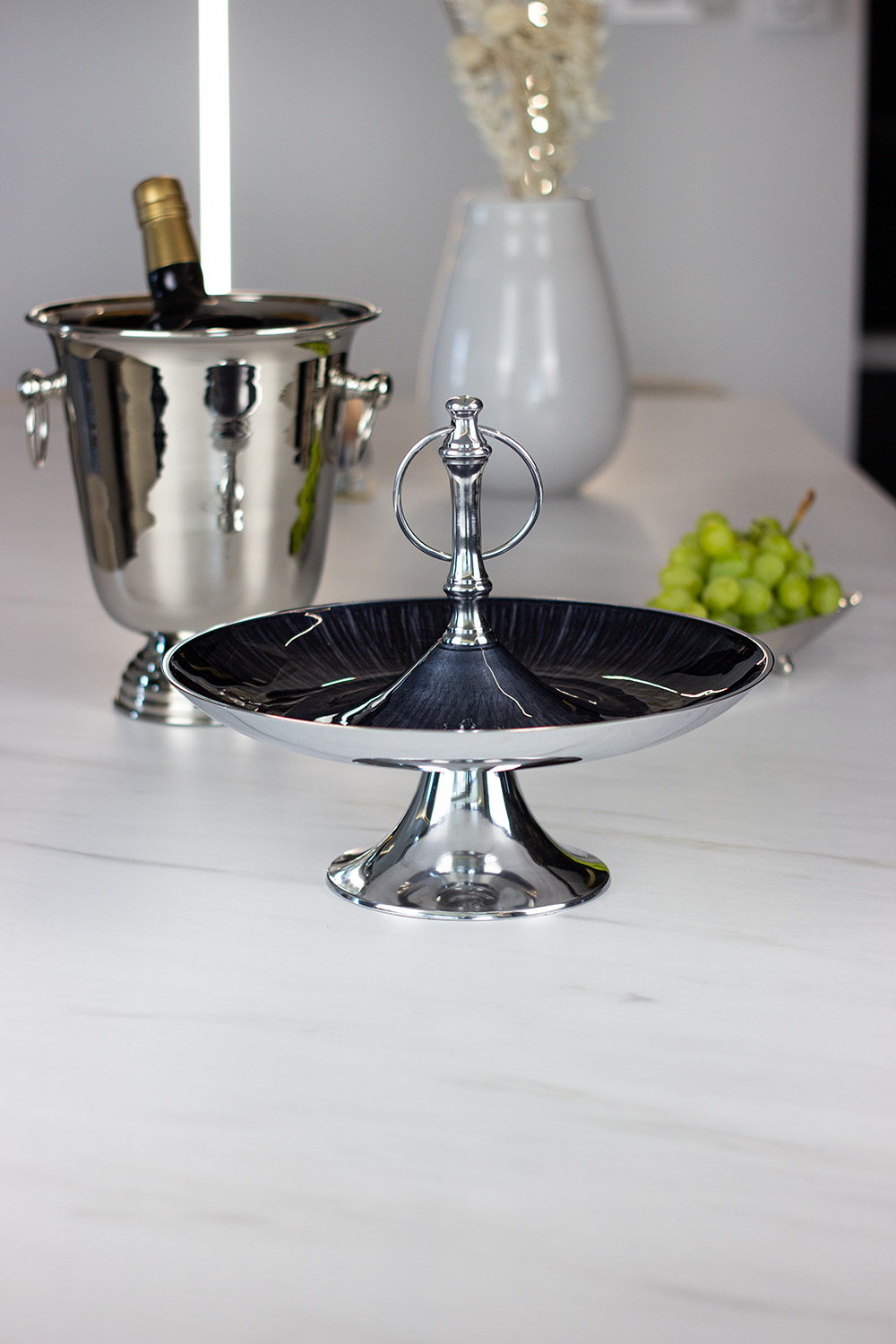 PATERA klasyczna srebrna na owoce, na stół PATERA klasyczna srebrna na owoce, na stół