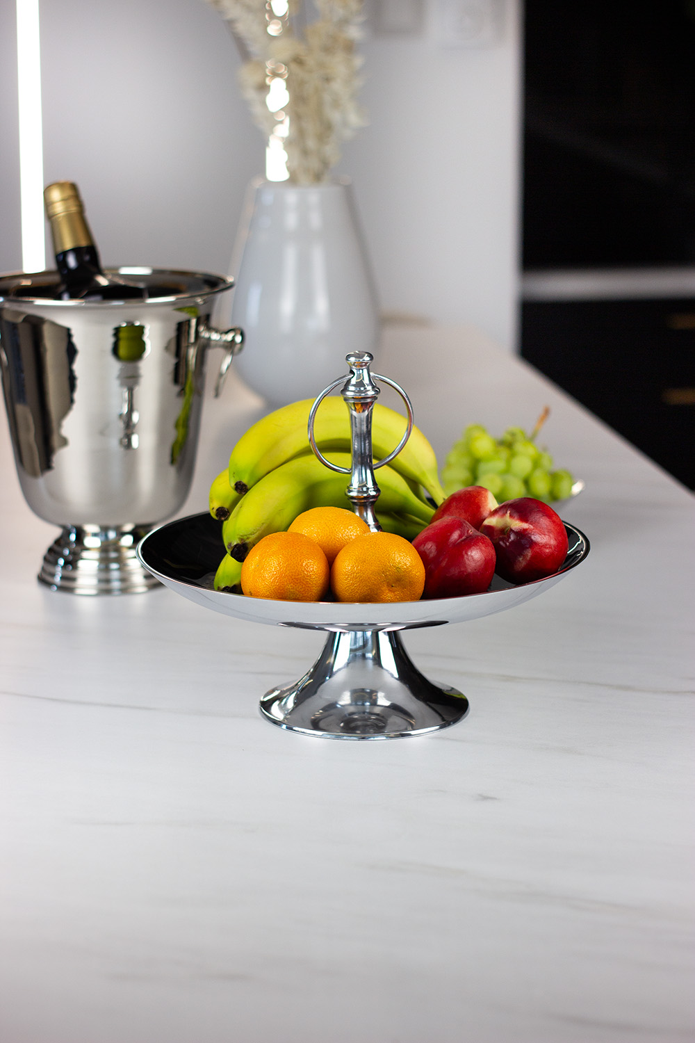 PATERA klasyczna srebrna na owoce, wyjątkowa PATERA klasyczna srebrna na owoce, wyjątkowa