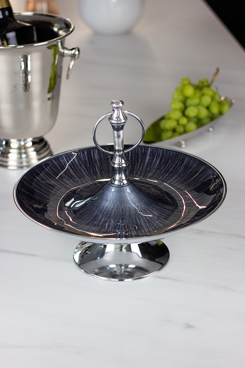 PATERA klasyczna srebrna na owoce PATERA klasyczna srebrna na owoce