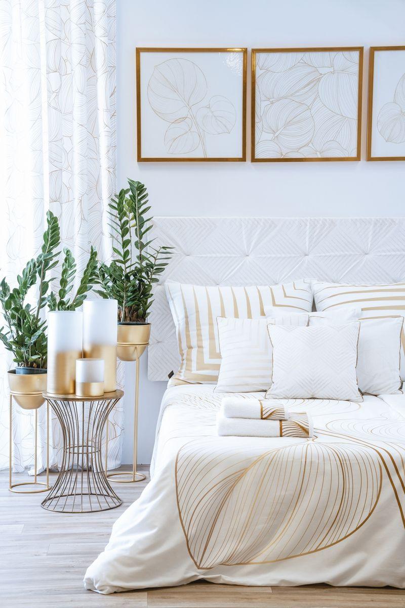 KOMPLET POŚCIELI 160x200 cm makosatyna biała wzór 1-6