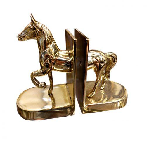 PODPÓRKA DO KSIĄŻEK z figurką konia złota glamour