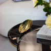 PATERA DEKORACYJNA złota w kształcie liścia styl glamour, wyjątkowa