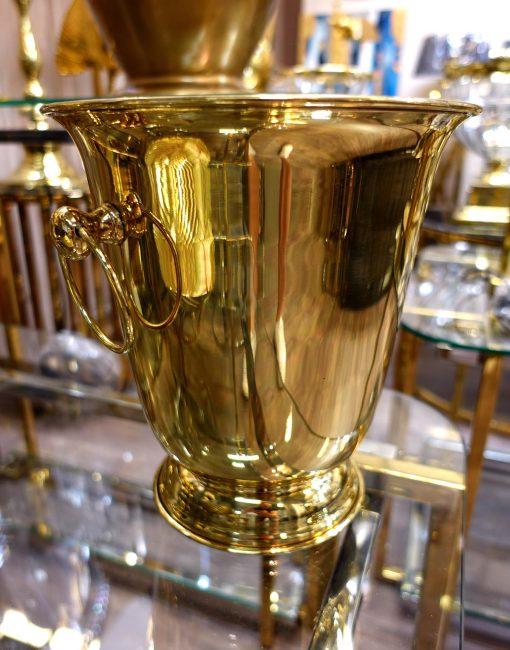 WAZON COOLER metalowy złoty klasyczny wyjątkowy