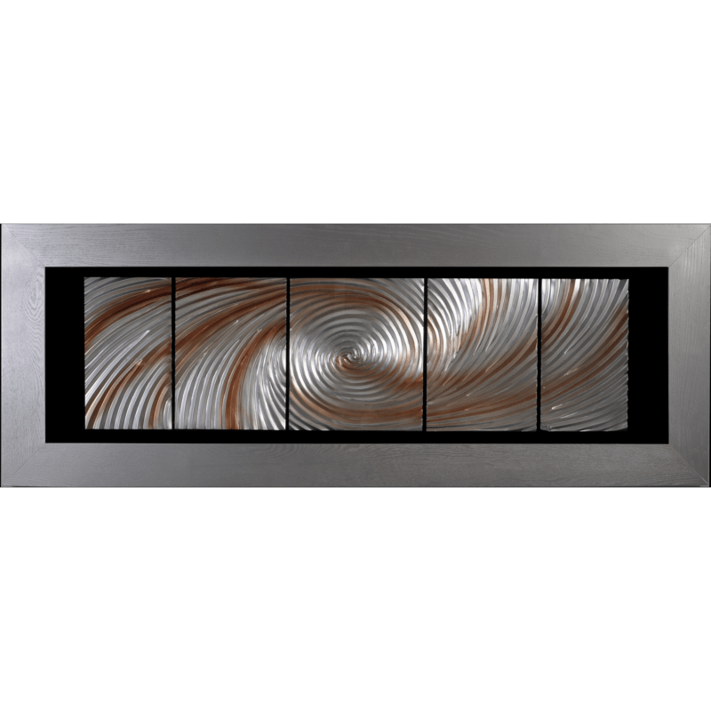 OBRAZ PRZESTRZENNY WHIRPOOL prostokątny srebrno złoty styl nowoczesny piękny OBRAZ PRZESTRZENNY WHIRPOOL prostokątny srebrno złoty styl nowoczesny piękny