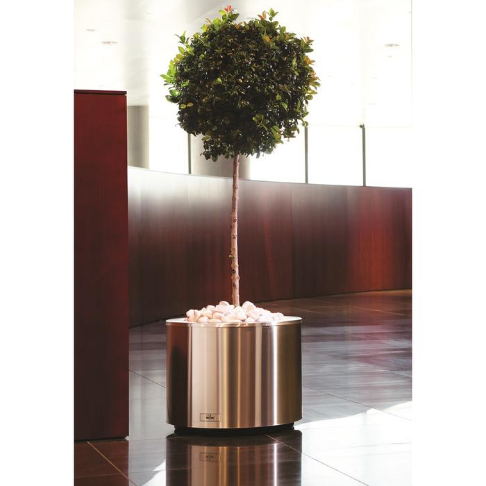 DONICA STEEL INOX MAT srebrna w kształcie tuby styl nowoczesny 2