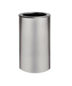 DONICA STEEL INOX MAT srebrna w kształcie tuby styl nowoczesny L