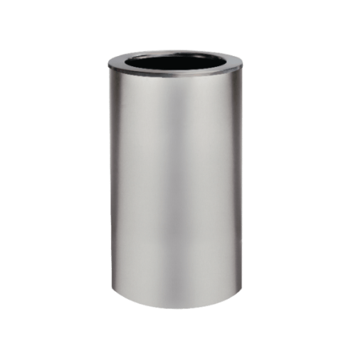 DONICA STEEL INOX MAT srebrna w kształcie tuby styl nowoczesny L