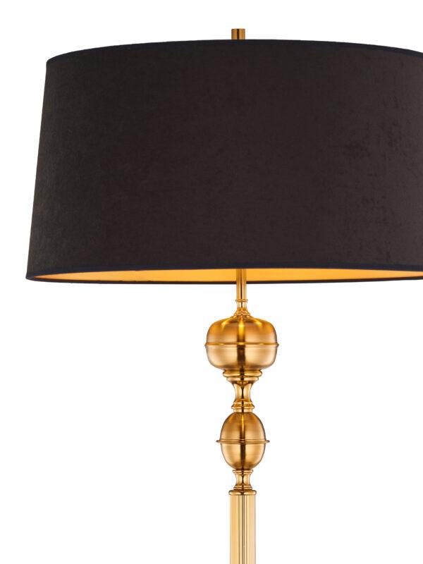 LAMPA PODŁOGOWA złoto czarna klasyczna BATUMI BMP MS Jupiter2
