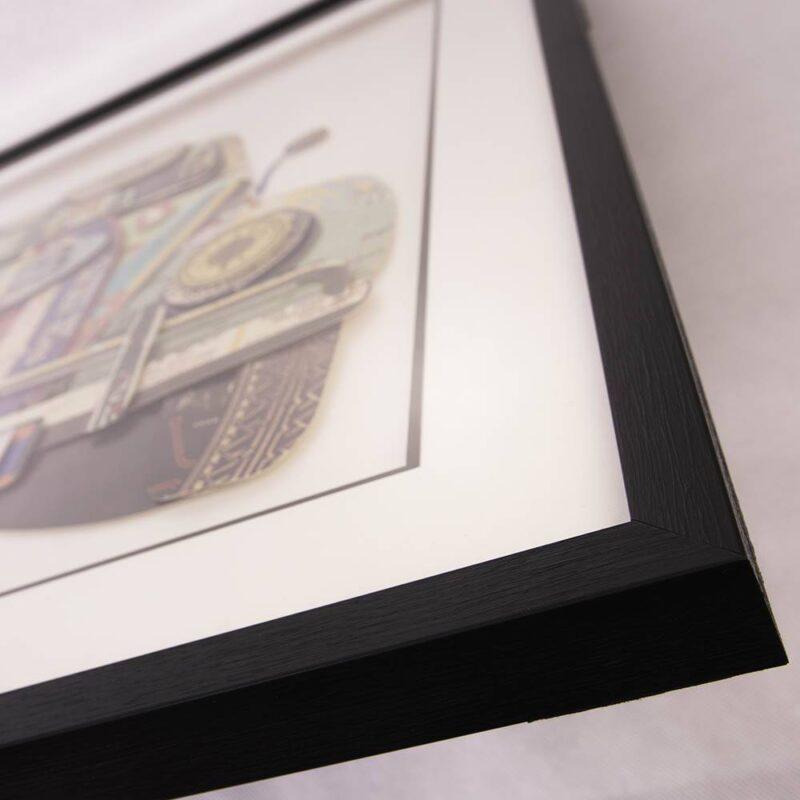 OBRAZ PRZESTRZENNY BEETLE wielokolorowy z samochodem 'Garbus' nowoczesny4 OBRAZ PRZESTRZENNY BEETLE wielokolorowy z samochodem 'Garbus' nowoczesny4