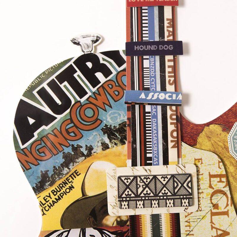 OBRAZ PRZESTRZENNY GUITAR wielokolorowy z gitarą elektryczną styl nowoczesny 3 OBRAZ PRZESTRZENNY GUITAR wielokolorowy z gitarą elektryczną styl nowoczesny 3