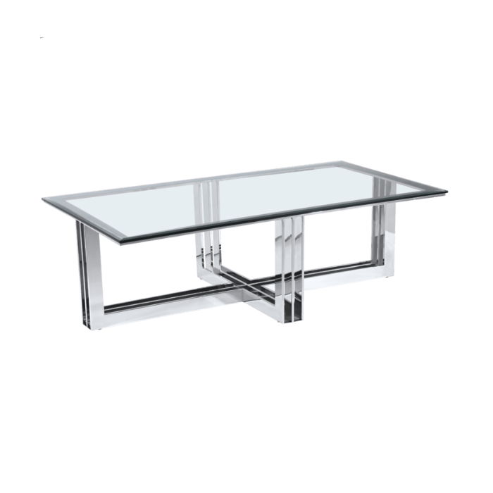 STOLIK KAWOWY BALTIMORE szklano metalowy styl nowojorski STOLIK KAWOWY BALTIMORE szklano metalowy styl nowojorski