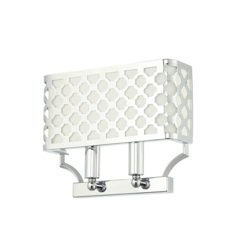 KINKIET VERNO PARETTE CROMO srebrny metalowy w stylu nowoczesny2 KINKIET VERNO PARETTE CROMO srebrny metalowy w stylu nowoczesny2