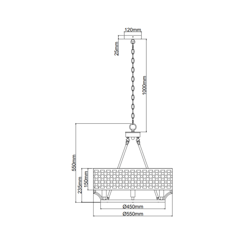 LAMPA WISZĄCA VERNO OLD GOLD złota metalowa w stylu nowoczesnym5