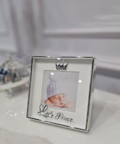 RAMKA NA ZDJĘCIA LITTLE PRINCE srebrna 8×8 cm