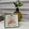 RAMKA NA ZDJĘCIA LITTLE PRINCESS srebrna 8×8 cm, ekskluzywna