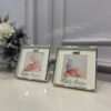 RAMKA NA ZDJĘCIA LITTLE PRINCESS srebrna 8×8 cm, piękna