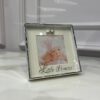 RAMKA NA ZDJĘCIA LITTLE PRINCESS srebrna 8×8 cm, piękna