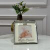 RAMKA NA ZDJĘCIA LITTLE PRINCESS srebrna 8×8 cm, premium