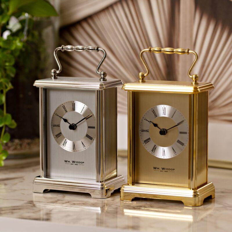 ZEGAR STOJĄCY z rączką złoty klasyczny4 ZEGAR STOJĄCY z rączką złoty klasyczny4