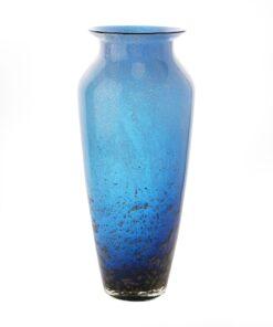 WAZON szklany niebiesko-brązowy nowoczesny