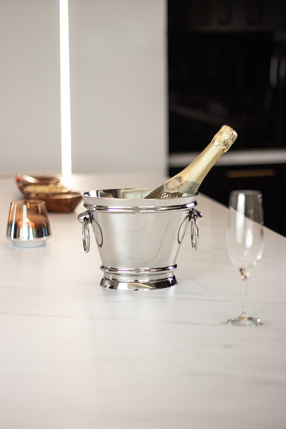 COOLER wazon srebrny w stylu klasycznym, wyjątkowy