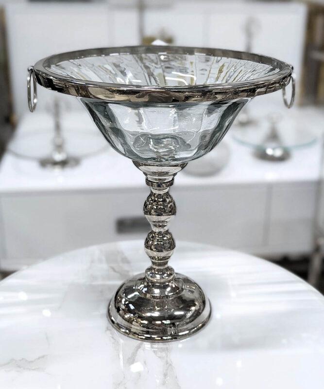 WAZON szklany kształt pucharu glamour 2 WAZON szklany kształt pucharu glamour 2