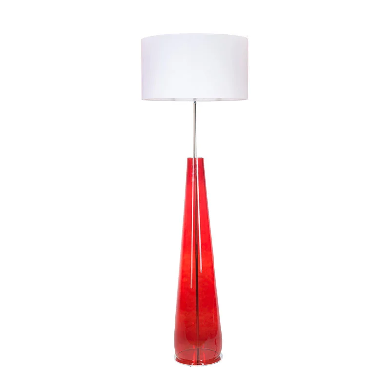LAMPA PODŁOGOWA 4concepts Berlin Czerwona 50×30 cm Glamour LAMPA PODŁOGOWA 4concepts Berlin Czerwona 50×30 cm Glamour