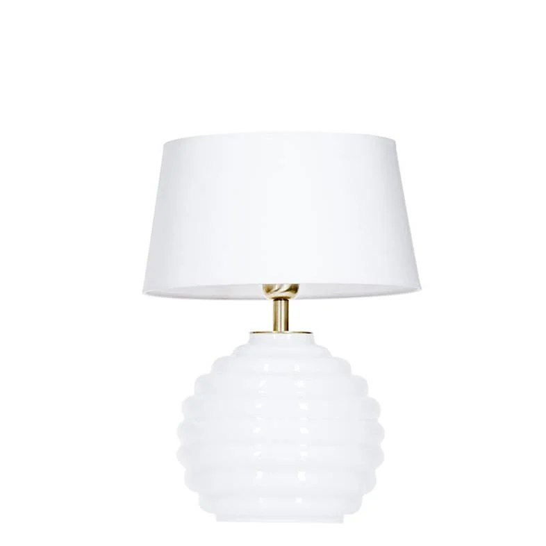 LAMPA STOŁOWA 4concepts Antibes Biała Dekoracyjna