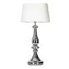 LAMPA STOŁOWA 4concepts Louvre Platynowa Unikatowa Biały Abażur