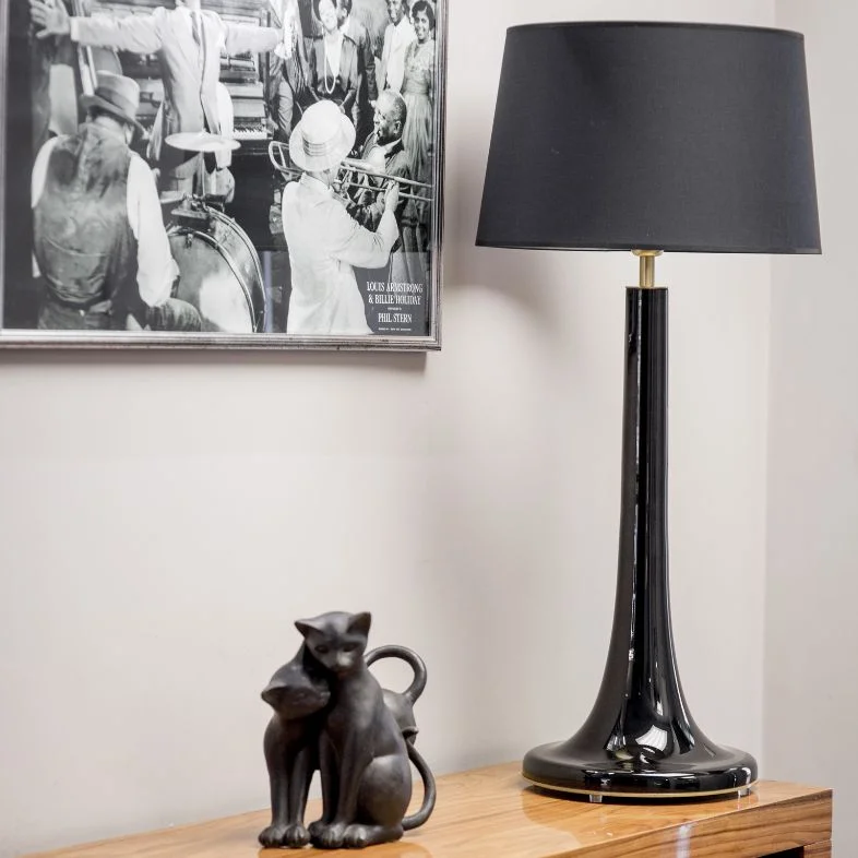 LAMPA STOŁOWA 4concepts Lozanna Czarna Glamour LAMPA STOŁOWA 4concepts Lozanna Czarna Glamour