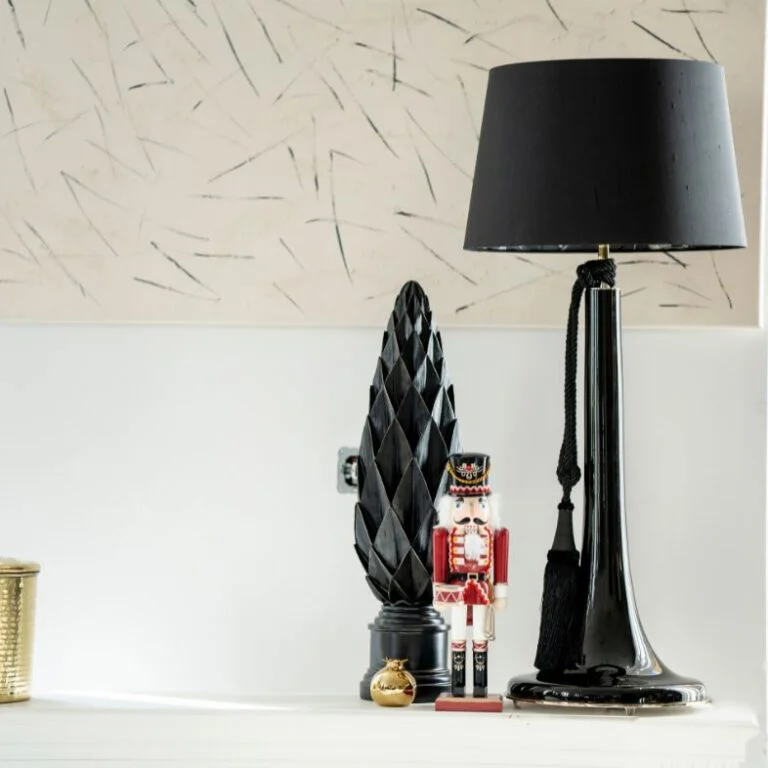 LAMPA STOŁOWA 4concepts Lozanna Czarna Szklana LAMPA STOŁOWA 4concepts Lozanna Czarna Szklana