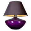 LAMPA STOŁOWA 4concepts Madrid Fioletowa Ekskluzywna Czarny Abażur