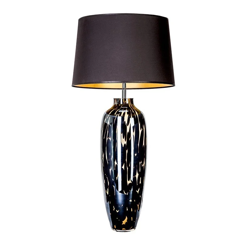 LAMPA STOŁOWA 4concepts Monaco 50 40x35 cm Szklana