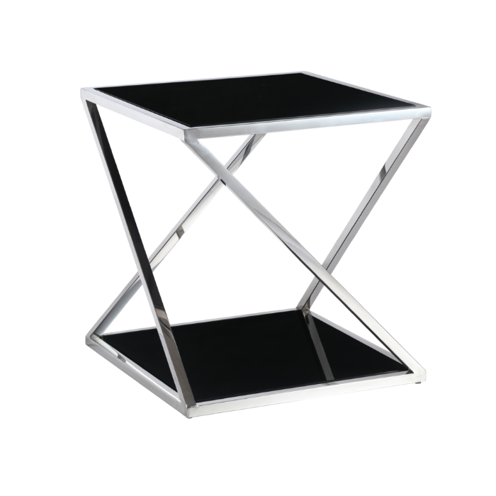 STOLIK-POMOCNICZY-IMPERIAL-szklano-metalowy-w-stylu-modern-classic- CZARNE-SZKŁO STOLIK-POMOCNICZY-IMPERIAL-szklano-metalowy-w-stylu-modern-classic- CZARNE-SZKŁO-salon