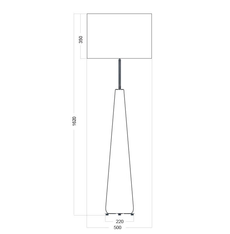 LAMPA PODŁOGOWA 4concepts Berlin wymiary2