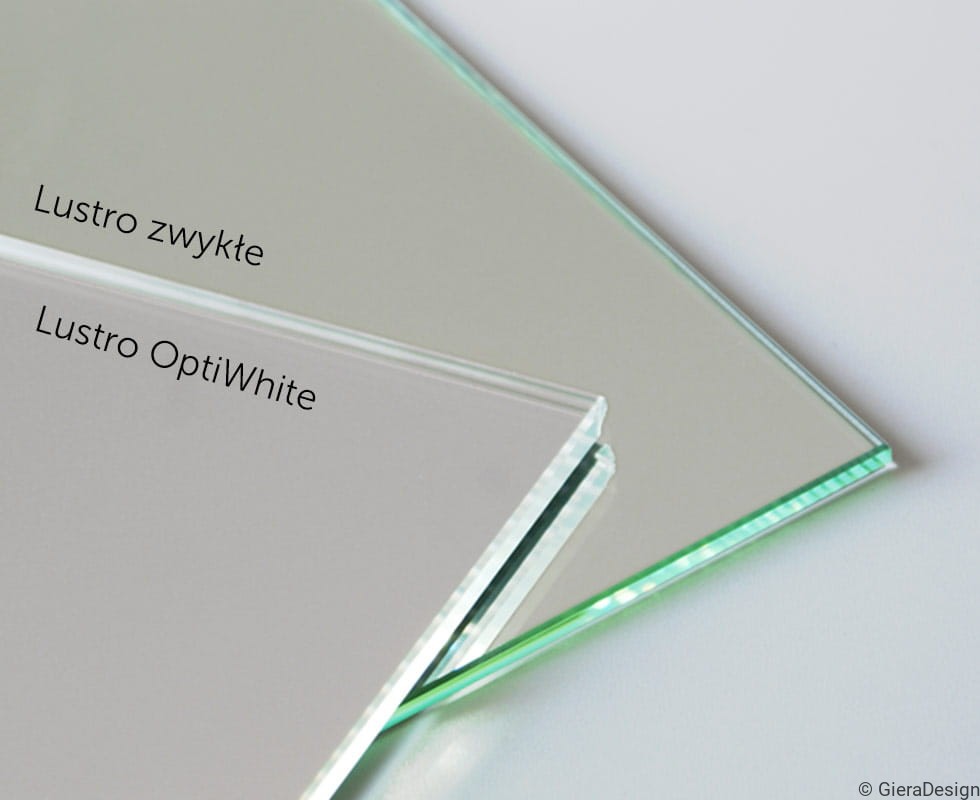 LUSTRO ŚCIENNE Credo Pure Prostokątne Złota Subtelna Rama piękne