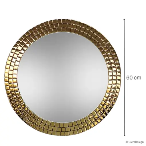 Lustro-Ścienne-Aurora-Gold-Okrągłe-Glamour-60-cm-Wymiary