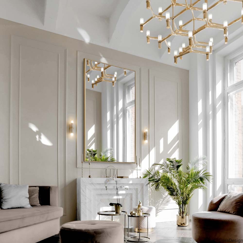 Lustro-Ścienne-Credo-Pure-Prostokątne-Złota-Rama-Do-Salonu Lustro-Ścienne-Credo-Pure-Prostokątne-Złota-Rama-Do-Salonu-Ozdobne