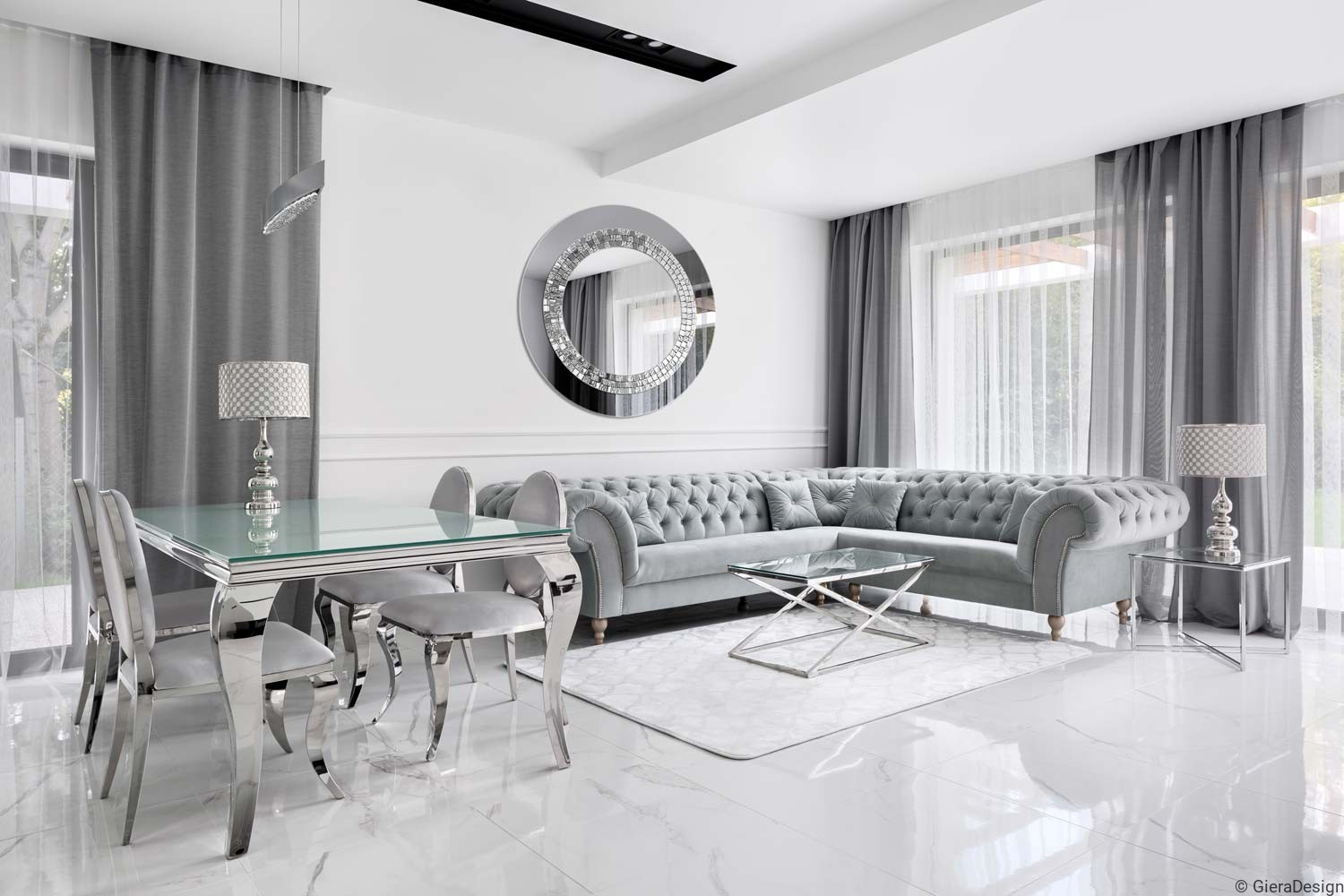 Lustro-Ścienne-Glamour-Grafitowe-Okrągłe-Nowoczesne-Do-Salonu Lustro-Ścienne-Glamour-Grafitowe-Okrągłe-Nowoczesne-Glamour