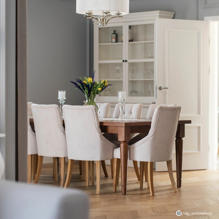 LAMPA WISZĄCA Atlanta okrągła z białym abażurem, niklowane detale, klasyczna, wyjątkowa LAMPA WISZĄCA Atlanta okrągła z białym abażurem, niklowane detale, klasyczna, wyjątkowa