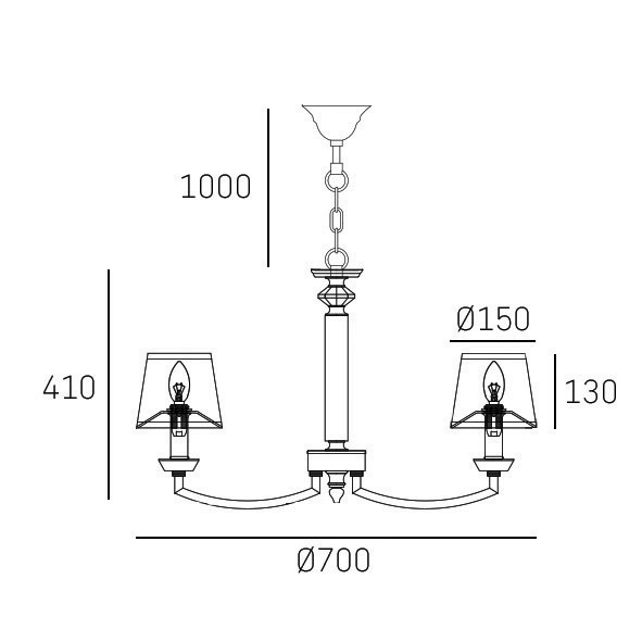 LAMPA WISZĄCA Dubai metalowa, niklowana rama, białe, kwadratowe abażury, kryształowe detale, wymiary LAMPA WISZĄCA Dubai metalowa, niklowana rama, białe, kwadratowe abażury, kryształowe detale, wymiary
