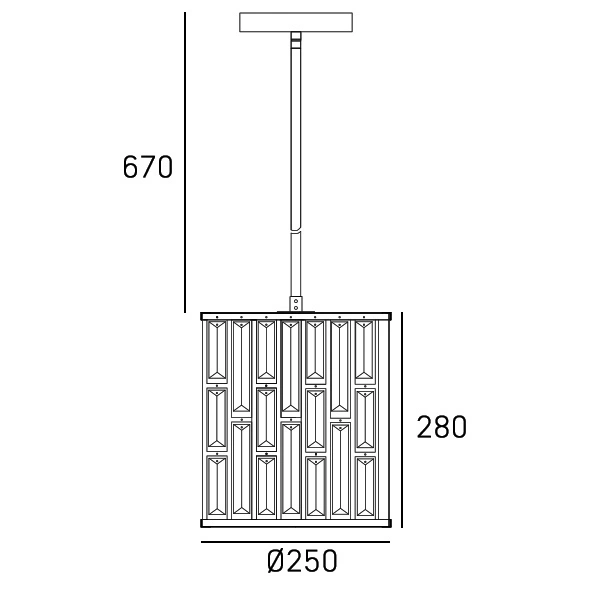 LAMPA WISZĄCA Kyiv kryształowa, szampańska rama, styl glamour 25 cm, wymiary LAMPA WISZĄCA Kyiv kryształowa, szampańska rama, styl glamour 25 cm, wymiary